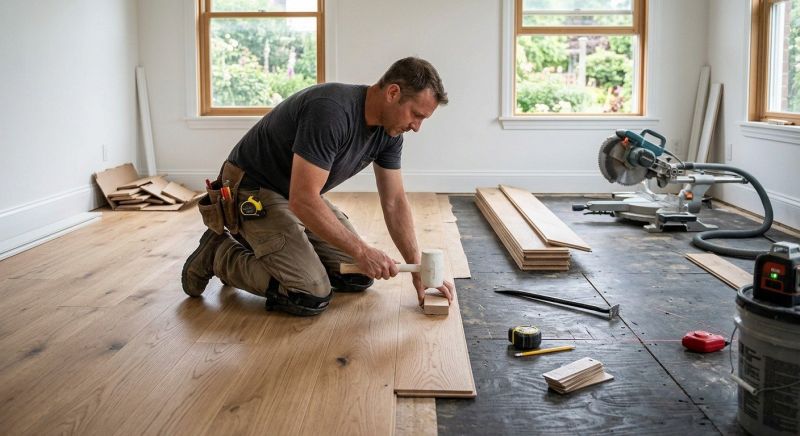 Plank Floor Installation