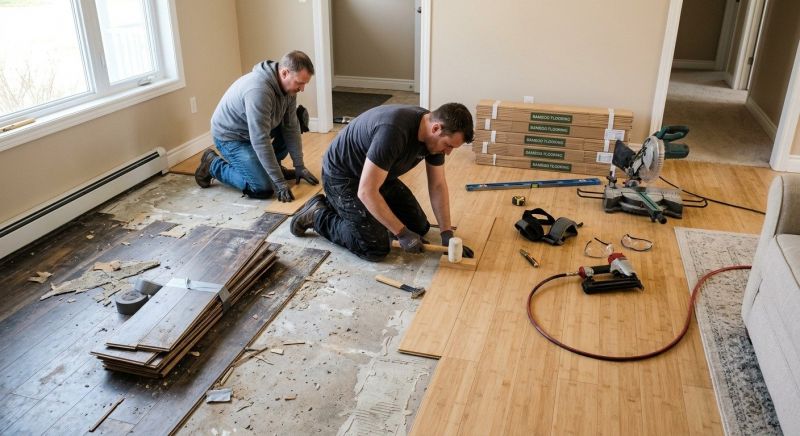 Bamboo Flooring Installation in Mount Airy, MD