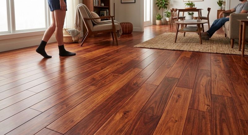 Cherry Floor Installation in Damascus, MD