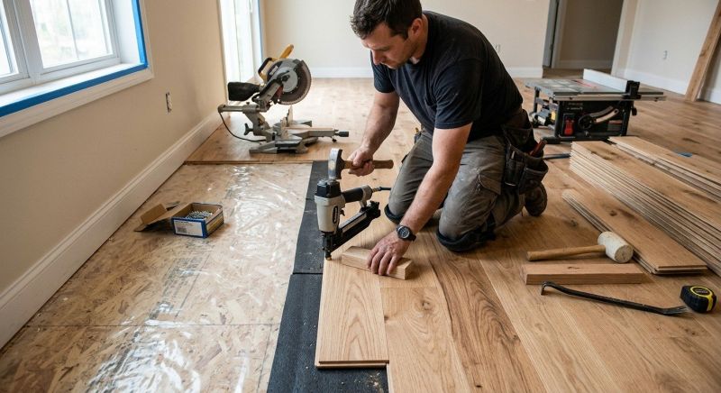 Hardwood Floor Installation in Howard County, MD