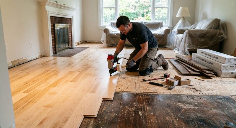 Maple Flooring Installation in Damascus, MD