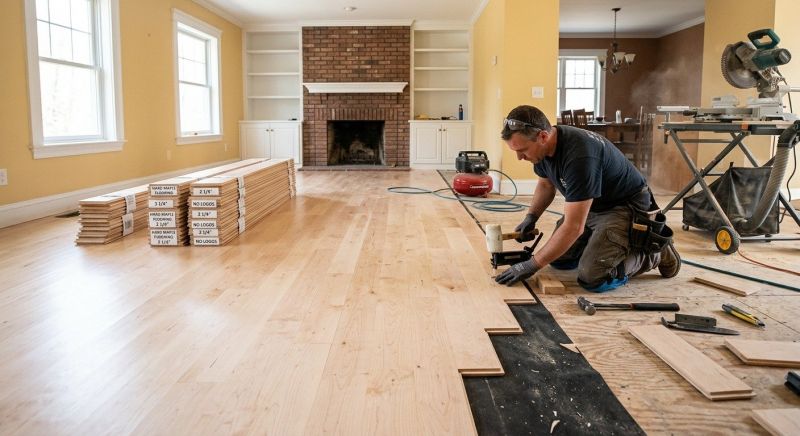 Maple Flooring Installation in Frederick, MD