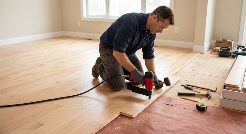 Maple Flooring Installation in Jefferson, MD