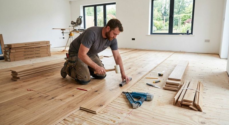 Oak Floor Installation in Catonsville, MD