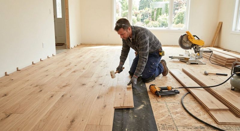 Oak Floor Installation in Frederick County, MD