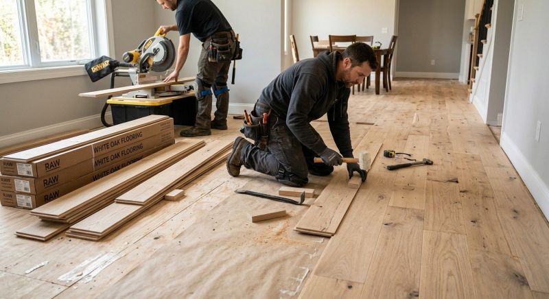Oak Floor Installation in Westminster, MD