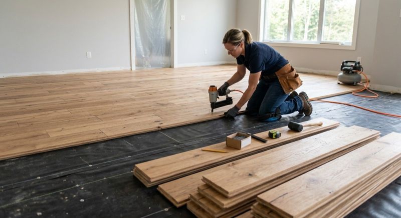 Plank Floor Installation in Mount Airy, MD