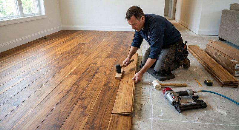 Teak Flooring Installation in Mount Airy, MD