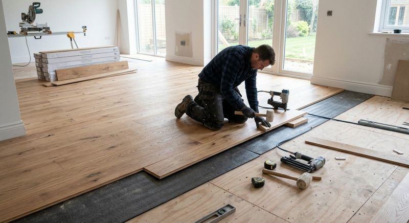 Teak Flooring Installation in Mount Airy, MD