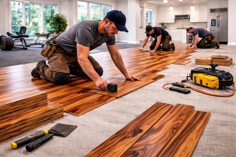 Teak Flooring Installation in Mount Airy, MD