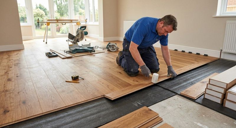 Wide Plank Floor Installation in Mount Airy, MD