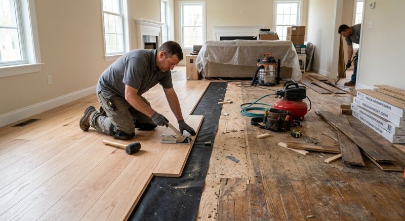 Wood Flooring Replacement in Poolesville, MD